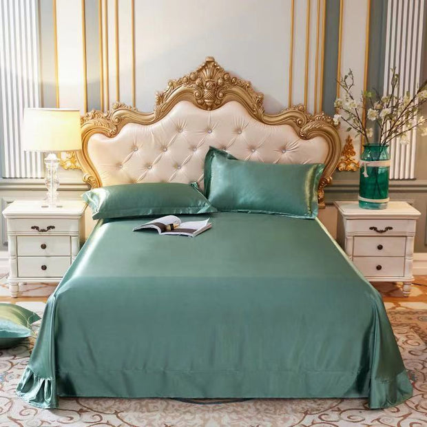 Household Double-sided Ice Silk Bed Sheet Bedding
