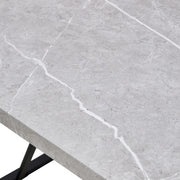 Modern Dining Table, 55 Inch Kitchen Table For 4 People, Rectangular Dinner Table For Dining Room, Home Office, Living Room Furniture, Easy Assembly,