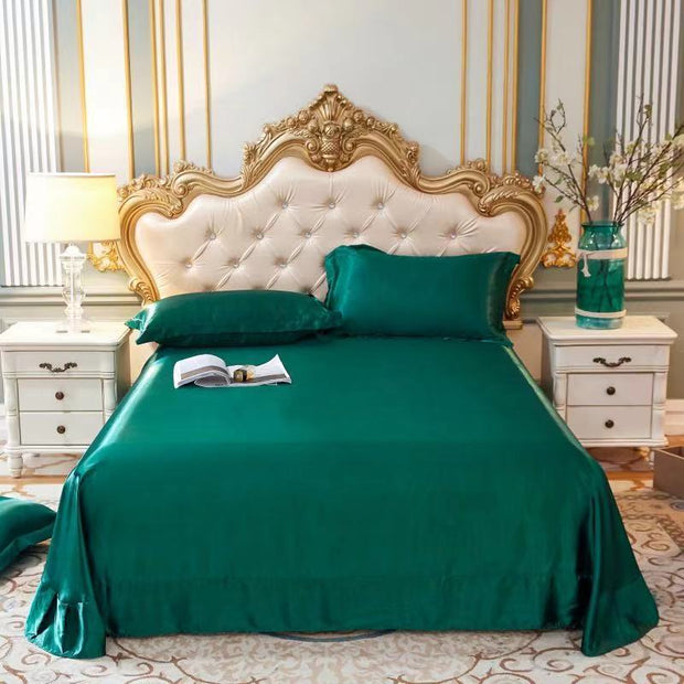 Household Double-sided Ice Silk Bed Sheet Bedding