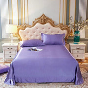 Household Double-sided Ice Silk Bed Sheet Bedding