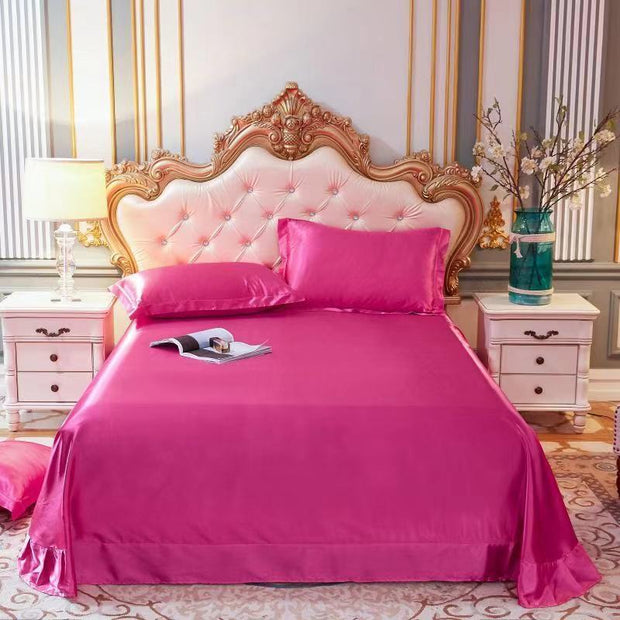 Household Double-sided Ice Silk Bed Sheet Bedding