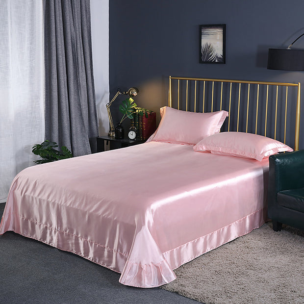 Household Double-sided Ice Silk Bed Sheet Bedding