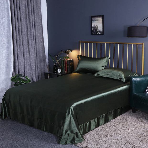 Household Double-sided Ice Silk Bed Sheet Bedding
