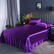 Household Double-sided Ice Silk Bed Sheet Bedding